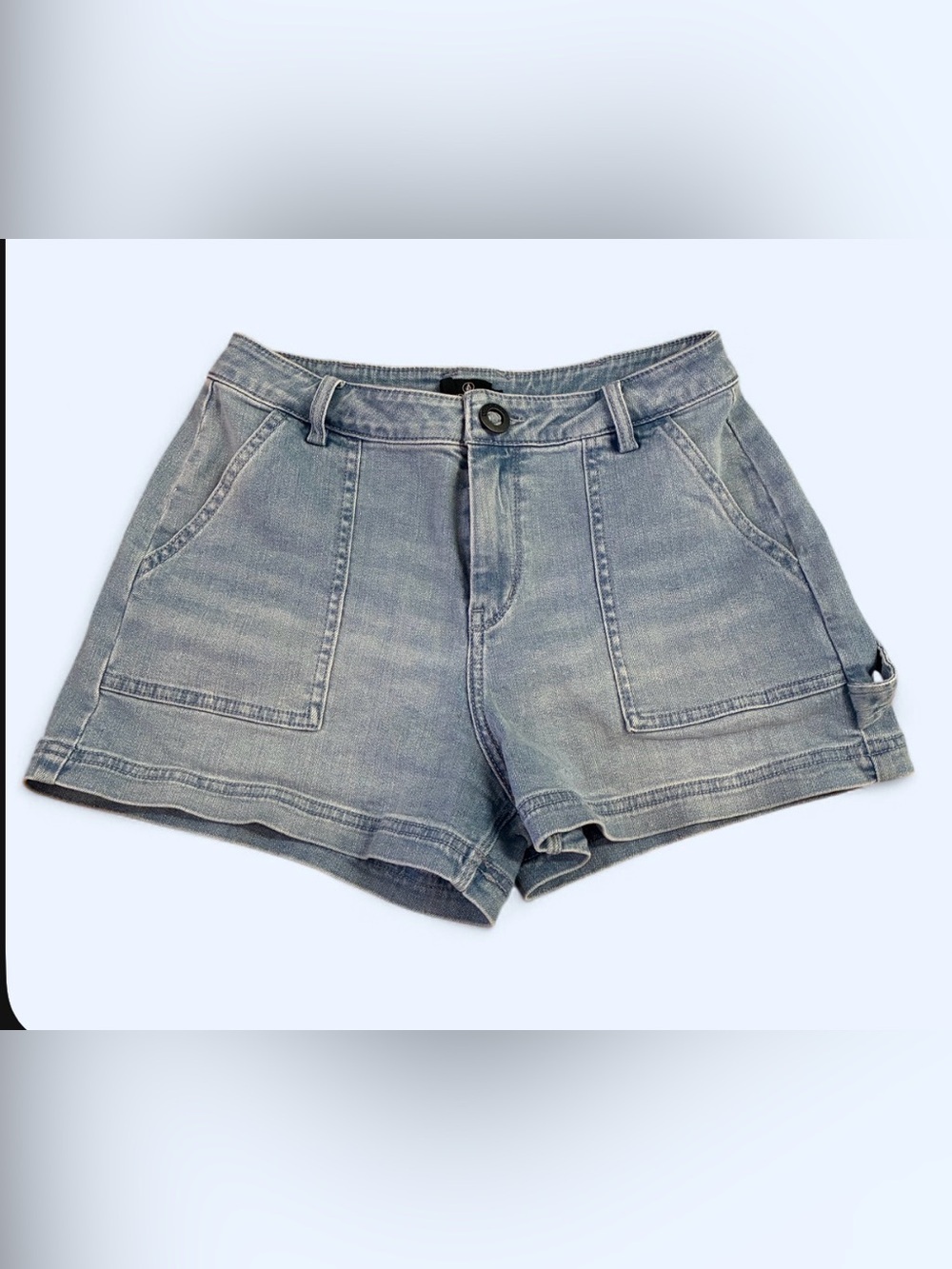 Volcom denim shorts Classic fit soft stretchy Size 28 Skater indie summer casual